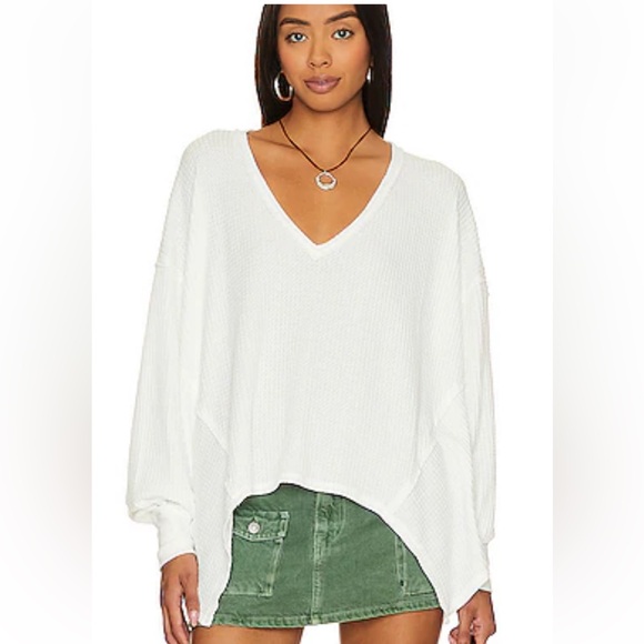 NWOT Free People We The Free Coraline Thermal top